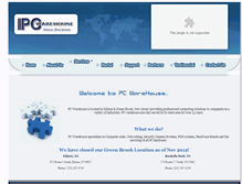 Tablet Screenshot of pcwarehouse.com